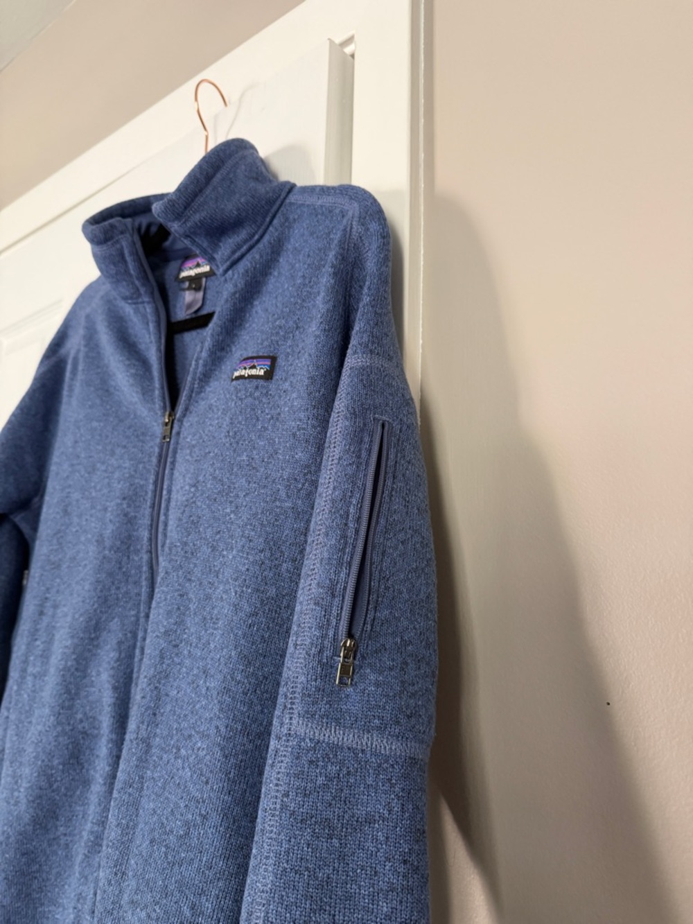 Patagonia Blue Full Zip Fleece Better Sweater - Picture 5 of 8
